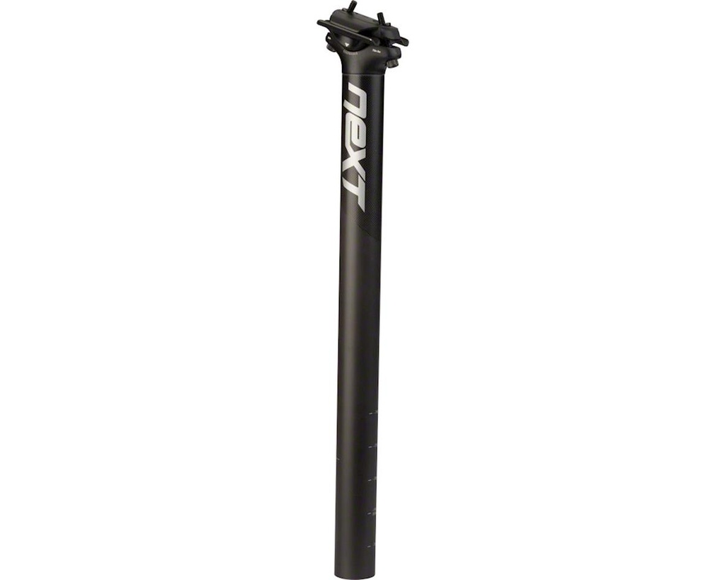  SEATPOST,NEXT,27.2X400,BLACK,W/SIL DCL