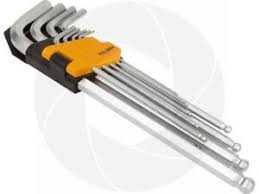 Hex Key Set 9pcs Long Arm Ball   Point