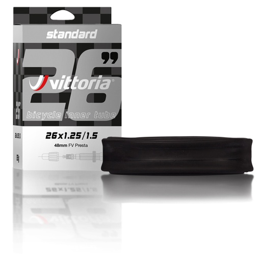 [VTBE100190] Inner Tube 26x1.5/2.0/FV Presta 48mm