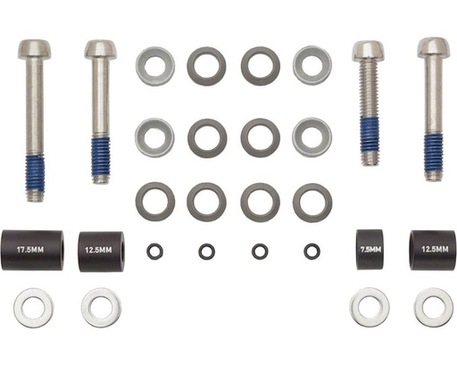 [00.5318.008.003] "POST SPACER SET - 20 S (FRONT 180/REAR 160), INCLUDES STAINLESS CALIPER MOUNTING BOLTS (CPS & STANDARD)"